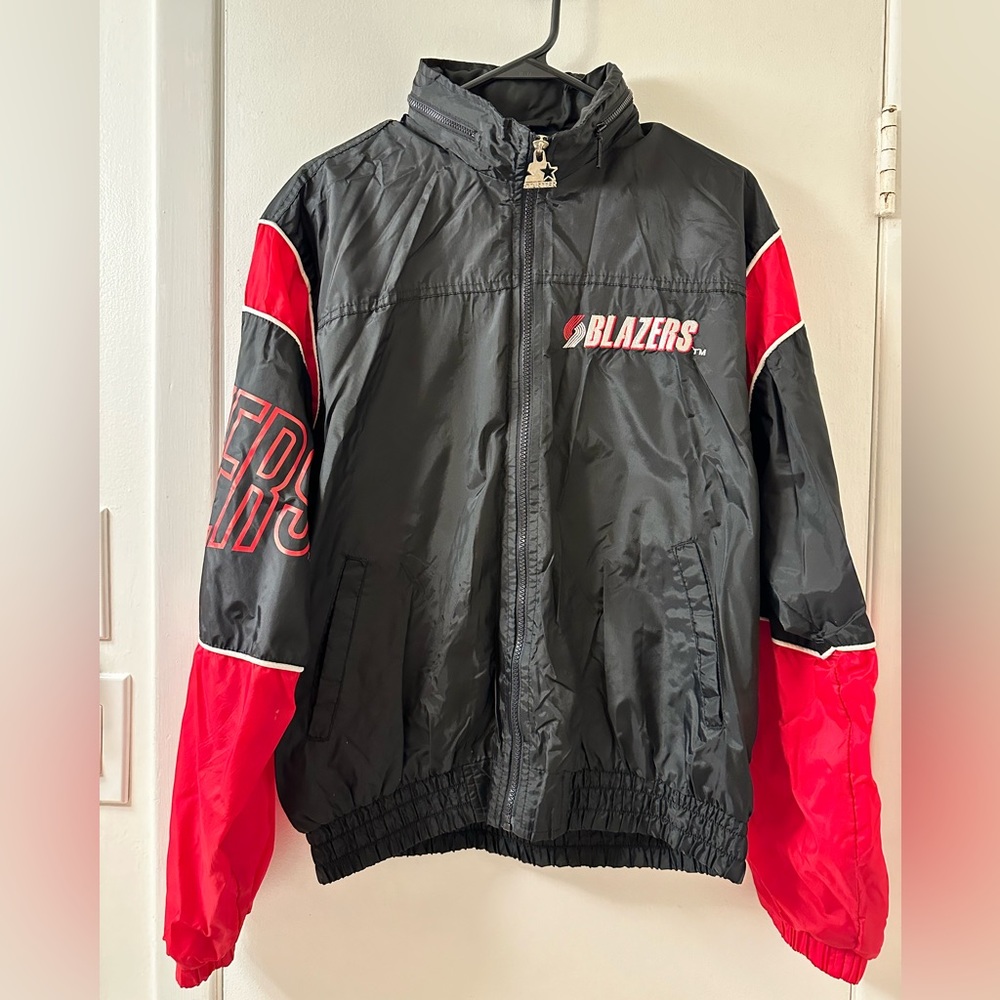 VINTAGE PORTLAND TRAILBLAZERS STARTER JACKET NBA 90S Y2K